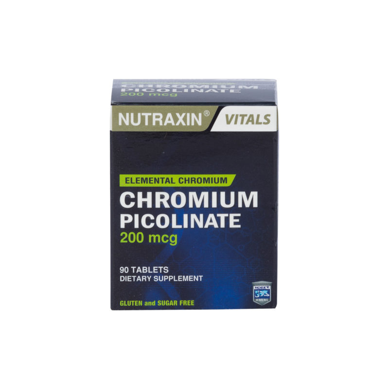 Фото Chromium Picolinate 200mg Nutraxin, 90tablets 2