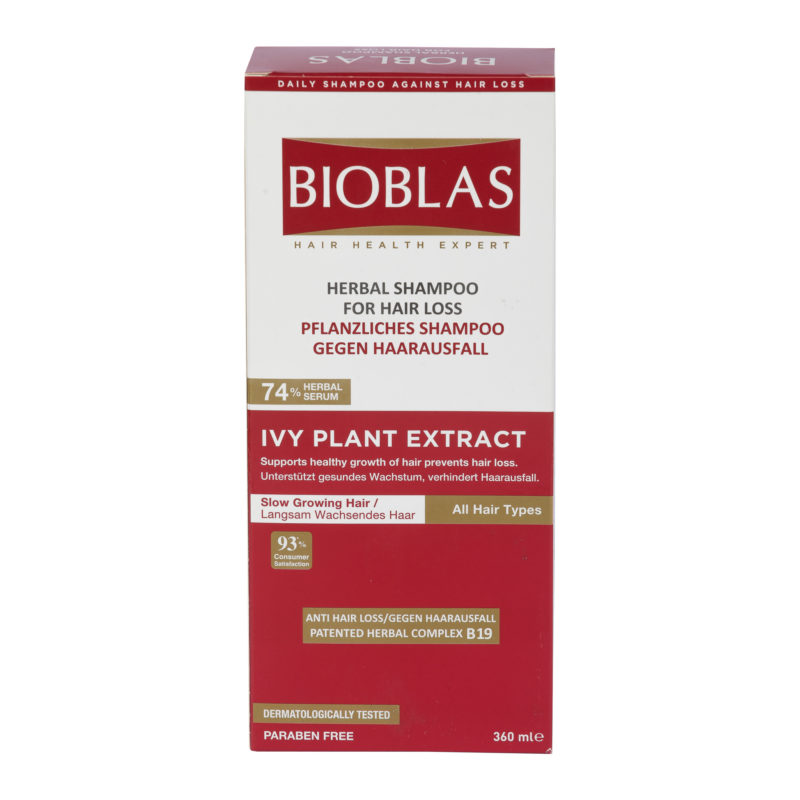 Фото шампунь от выпадения Anti-hair loss shampoo ivy plant extract/phytosterol Bioblas, 360ml