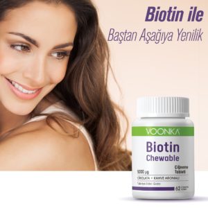 Фото Biotin Voonka, 5000 мкг, 62 таблеток