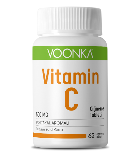 Жевательные таблетки с витамином С, Voonka 500 мг 62 таблетки