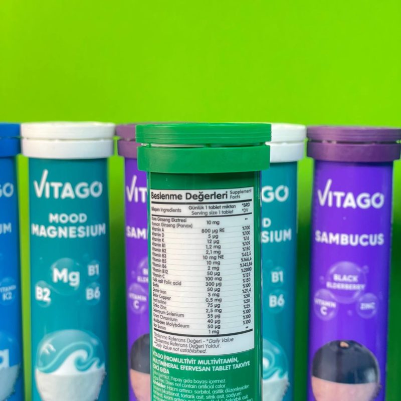 Vitago multivitamin - шипучие мультивитамины, 20 таблеток — изображение 2